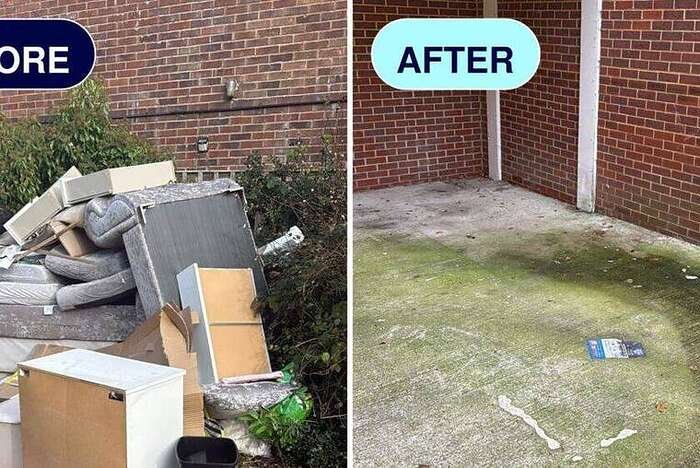 House clearance before and after – Clearance Guys