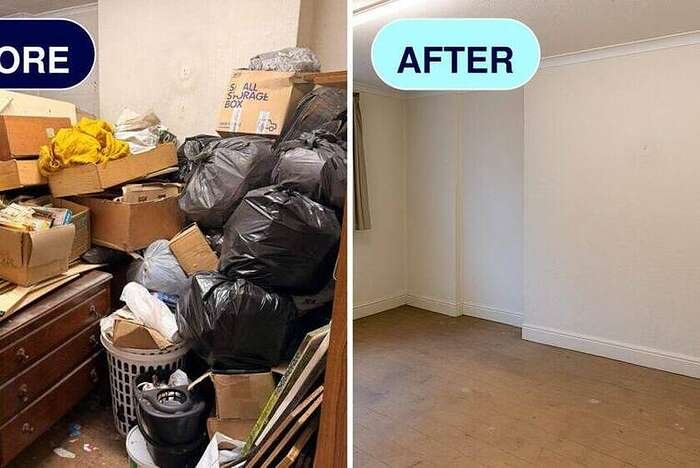 House clearance before and after – Clearance Guys